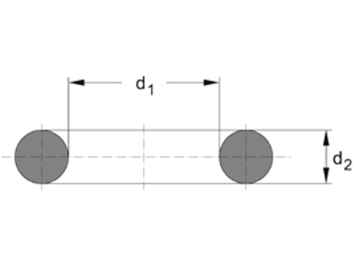 O-ring viton 75 FKM Brun