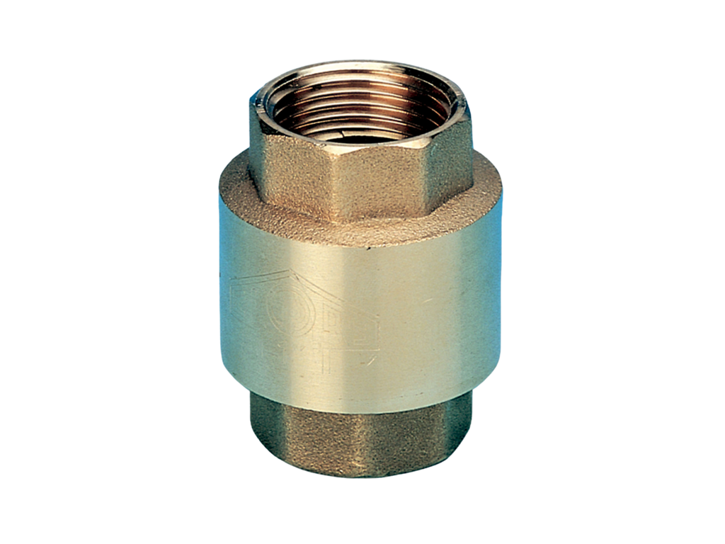 Kontraventil 1-1/4" m/fjeder