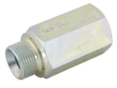 Slangebrudsventil 3/8" BSP Han/Hun