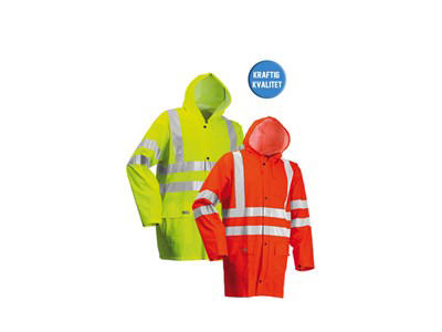 Regnjakke Ekstra Kraftig Hi Vis LR9055