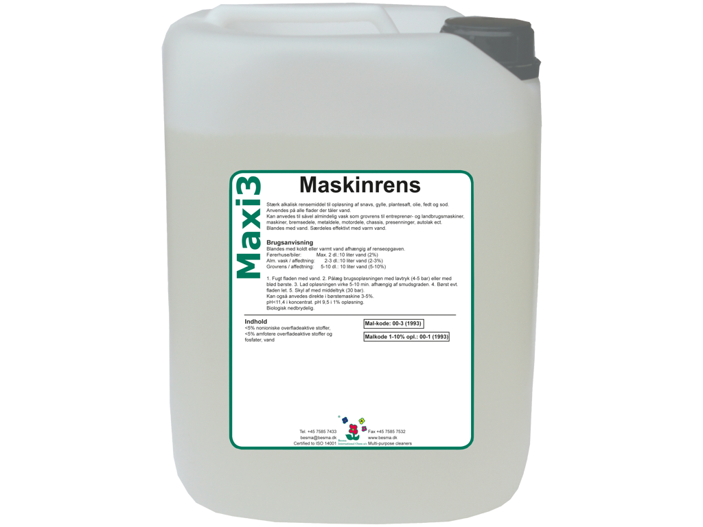 Besma Maxi 3 Maskinrens 5 ltr.