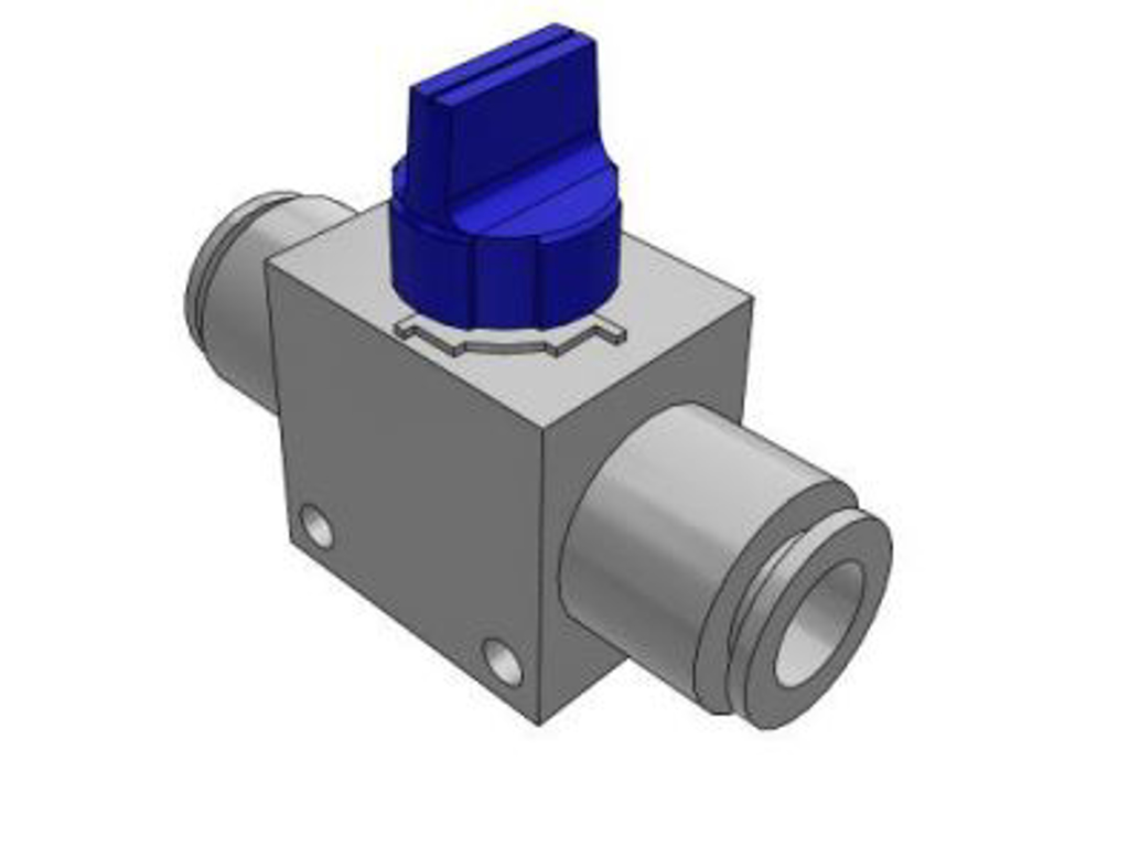 SMC VHK3-08F-08F håndventil 3/2 Ø8