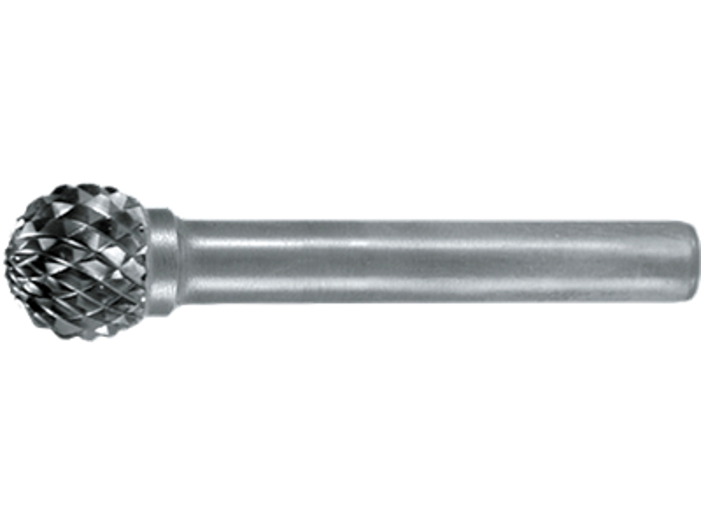 Fræsestift Ø4mm kugle Form D