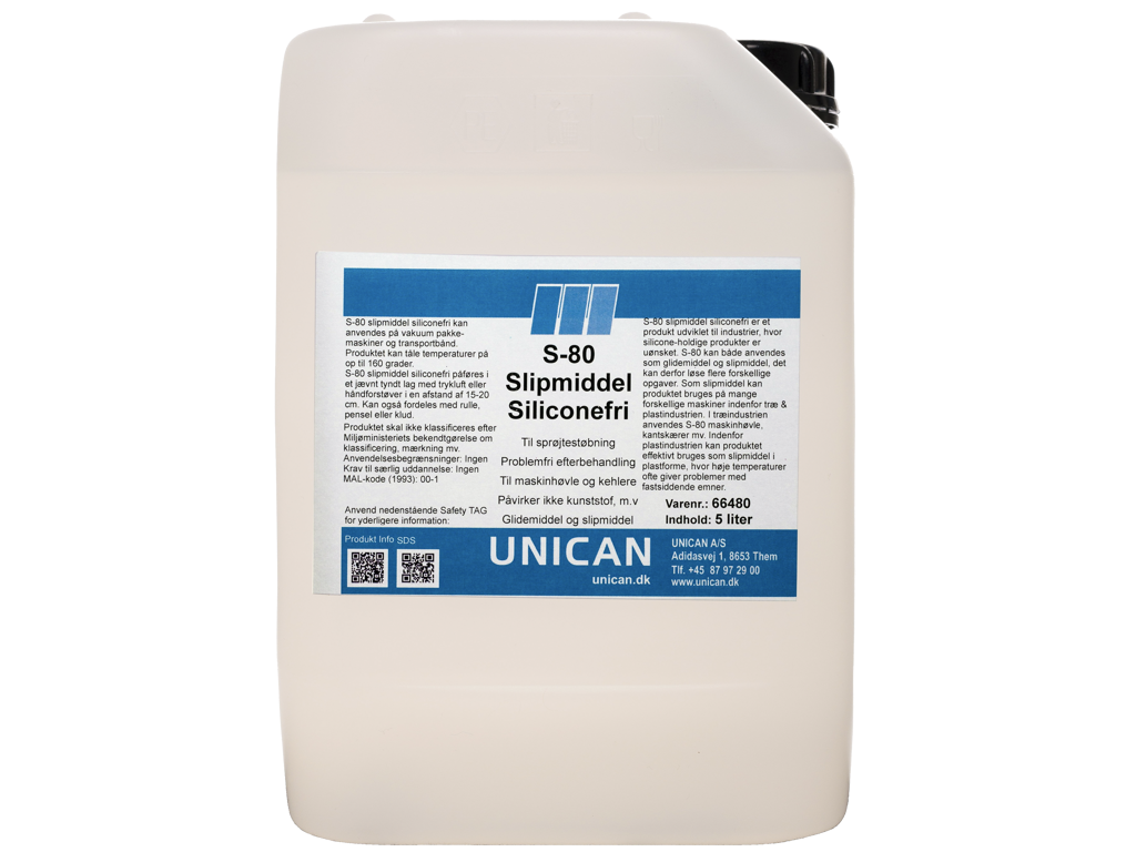 Unican S-80 slipmiddel 5ltr