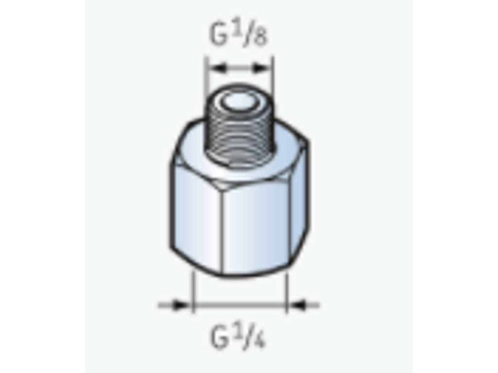 LAPN 1/8 nippel SKF 1/4"x1/8"