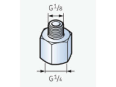 LAPN 1/8 nippel SKF 1/4"x1/8"