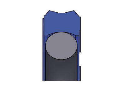 Stempelpakn 55x43x4,2mm Vulkolan