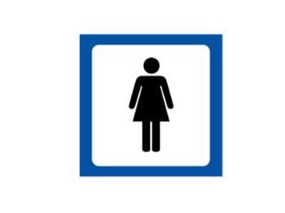 DAMETOILET 100x100mm