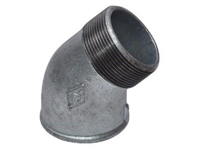 Vinkel 45 gr   3" galv m/n
