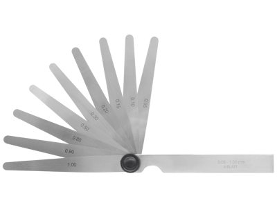 Søgerbladsæt 0,05-1,00mm 9 bld Diesella