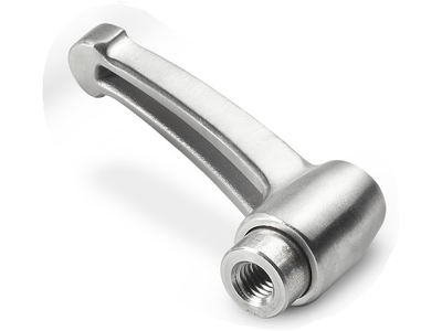 Låsegreb GN300 S65 - M8 indv gev rustfri