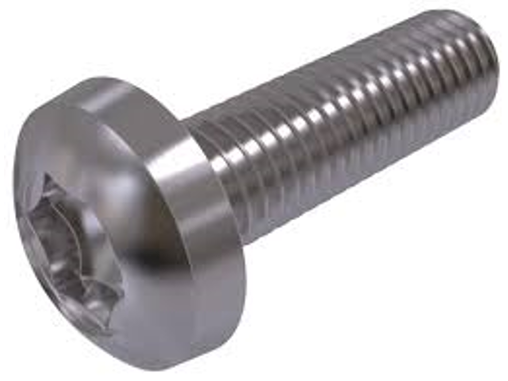 Maskinskrue M4x6 PH TX20 A4 DIN7985