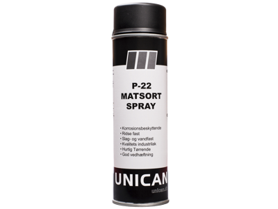 Unican P-22 matsort spray 500ml.
