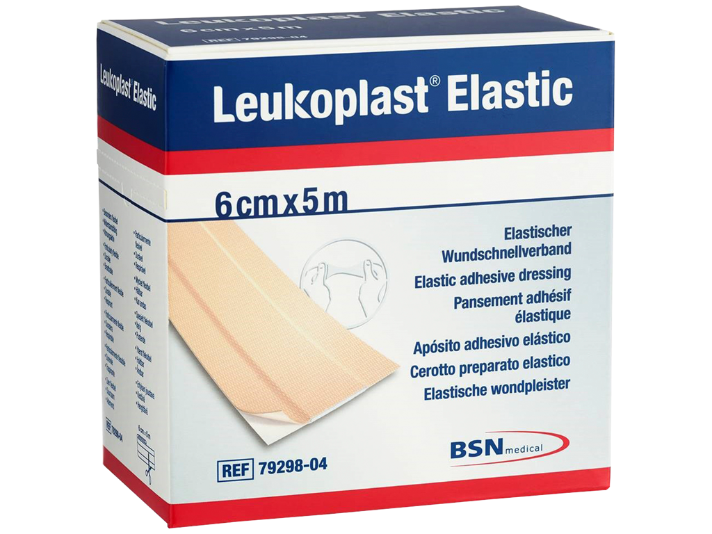 Plaster Elastisk 6cm x 5 m Leukoplast