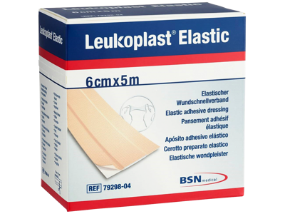Plaster Elastisk 6cm x 5 m Leukoplast