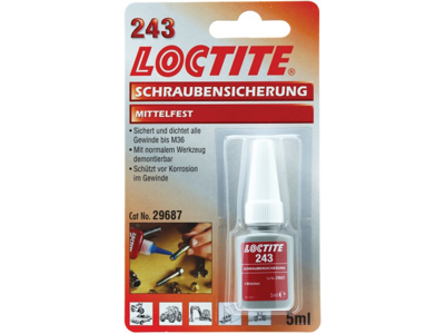Loctite 243 Gevindsikring medium 5 ml