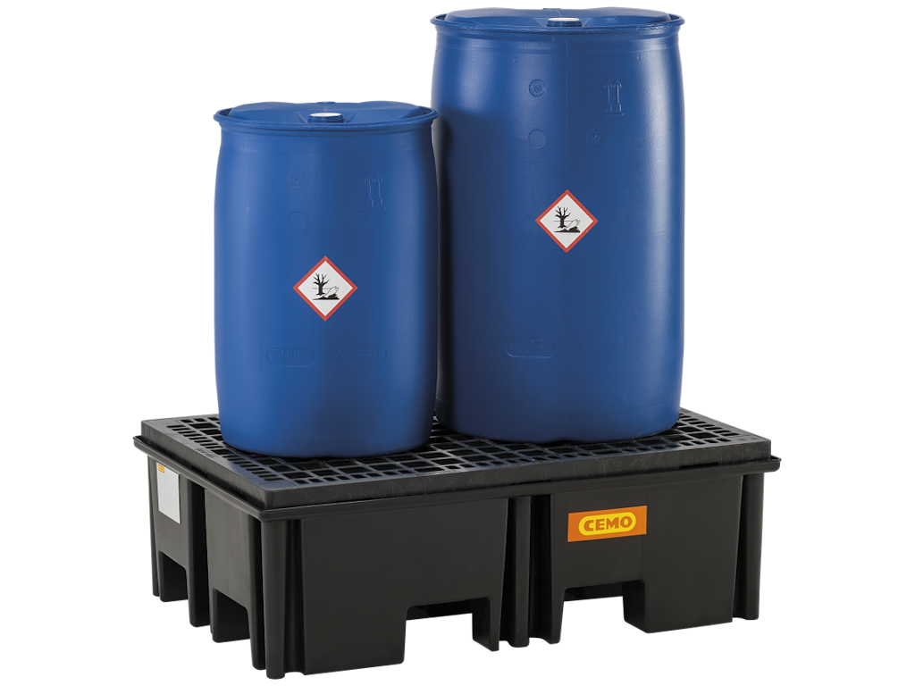 Opsamlingskar m/PE Rist 120x80cm