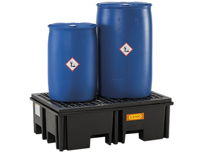 Opsamlingskar m/PE Rist 120x80cm