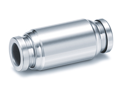 Luftfittings 12mm lige samler 316L