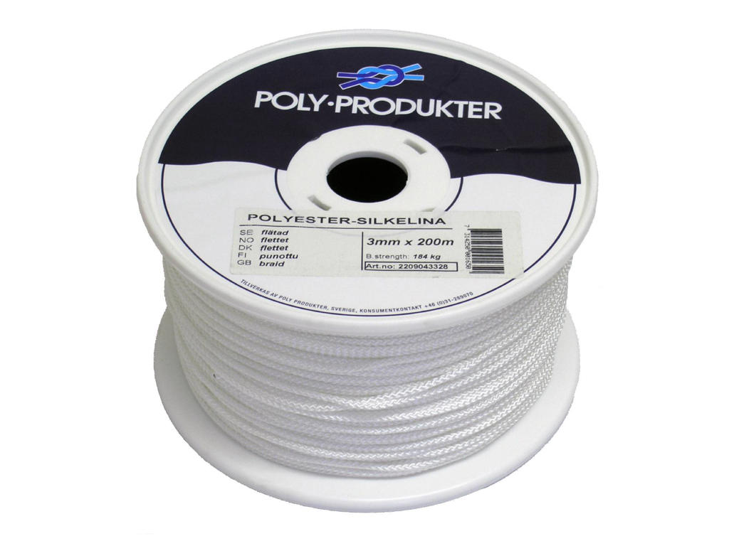 Flagline Polyester 3mm 200 mtr. 