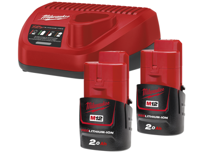 Batteripakke M12 NRG-2 2.0Ah Milwaukee