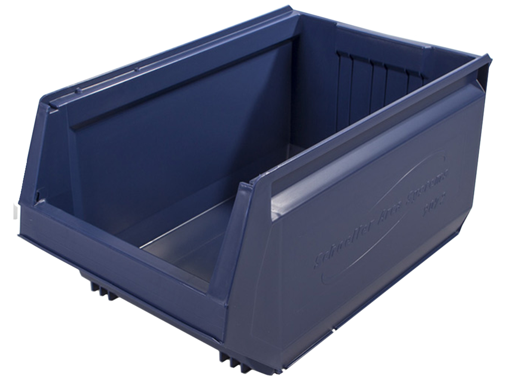 Arca kasse 9072 500x310x250 mm blå plast