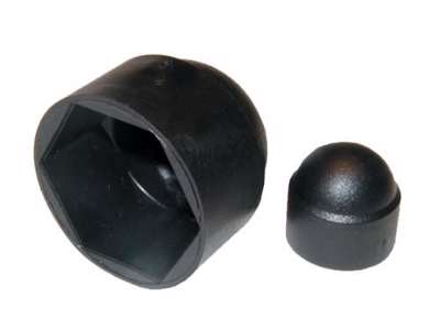 Møtrikbeskytter M6 sort LDPE
