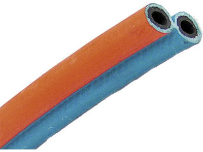 Slange ilt/gas 6x6mm  Ilt/Gas rød/blå