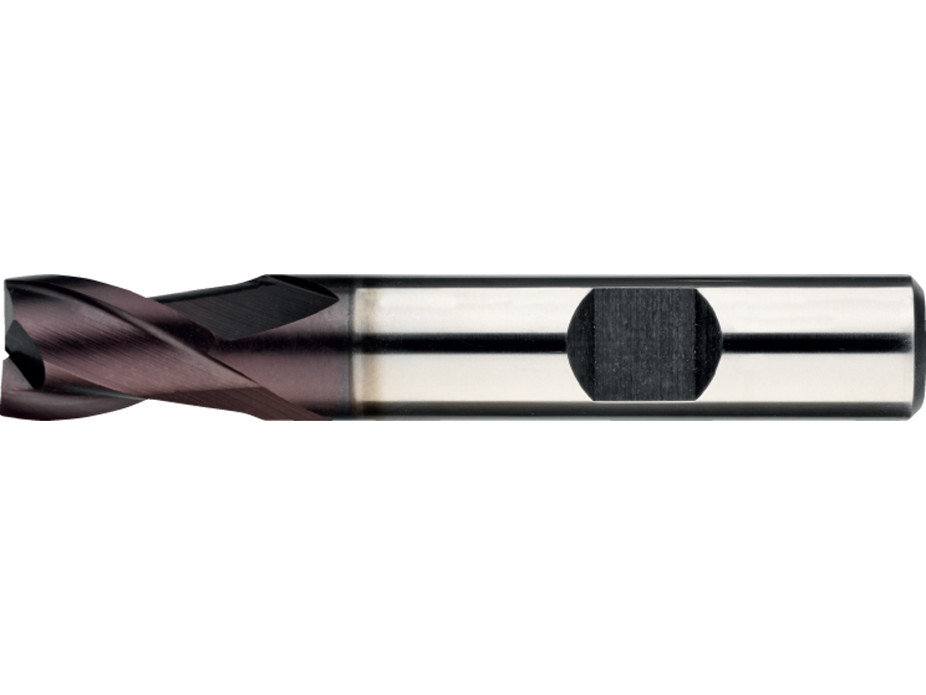 Endefræser 2-skær 5,0 mm TiAlN belagt