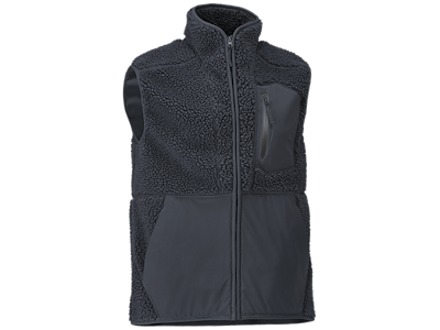 Vest Fiberpels Mørk Marine L