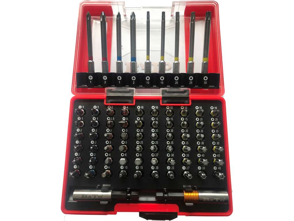 Bitssæt korte + lange med farvekode Bato