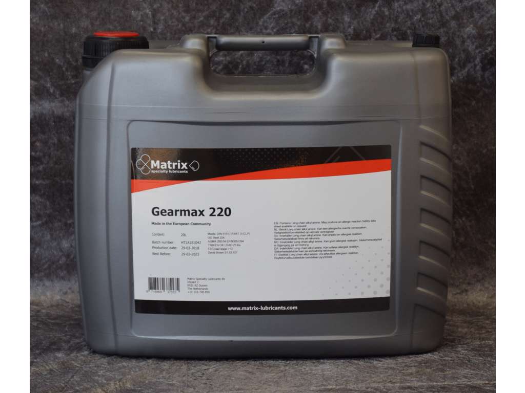 Gearolie 220  20ltr. Gearmax Matrix