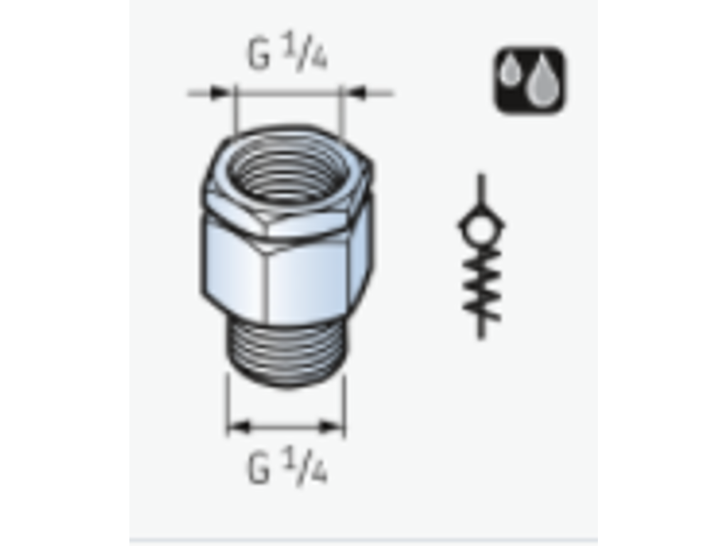 LAPV 1/4 SKF Kontraventil