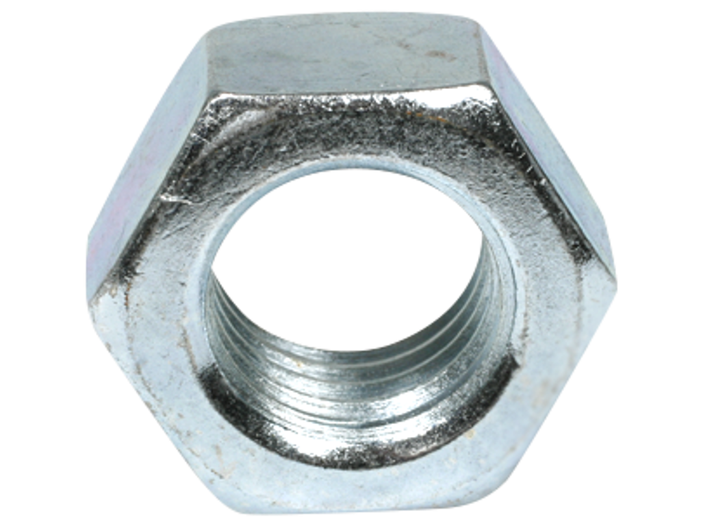 Stålmøtrik M6 FZB 8.8 DIN934 (100 stk)