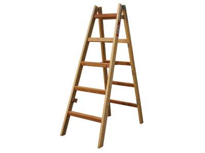 Jumbo Wienerstige lamineret træ 2x5 trin