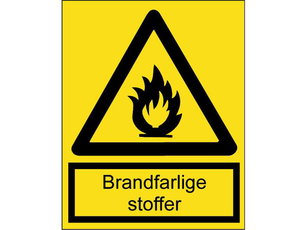 BRANDFARLIGE STOFFER