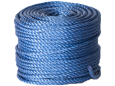 Tov blå 3-slået 16mm x 110mtr