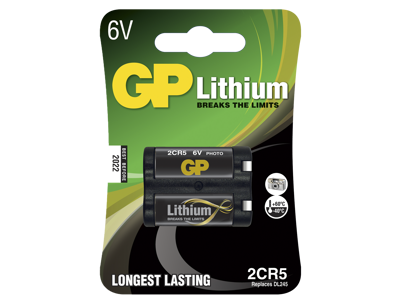 Batteri 2CR5 GP pk. á 1 stk.