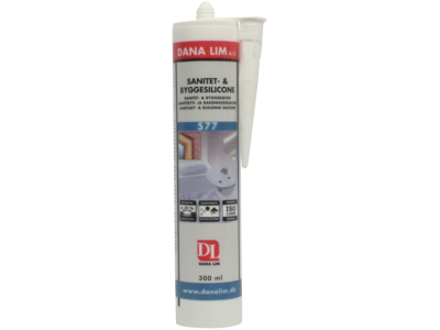 Dana 577 sanitet silicone lysgrå 300 ml