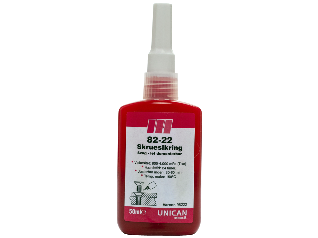 Unican 82-22 skruesikring svag 50 ml