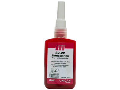 Unican 82-22 skruesikring svag 50 ml