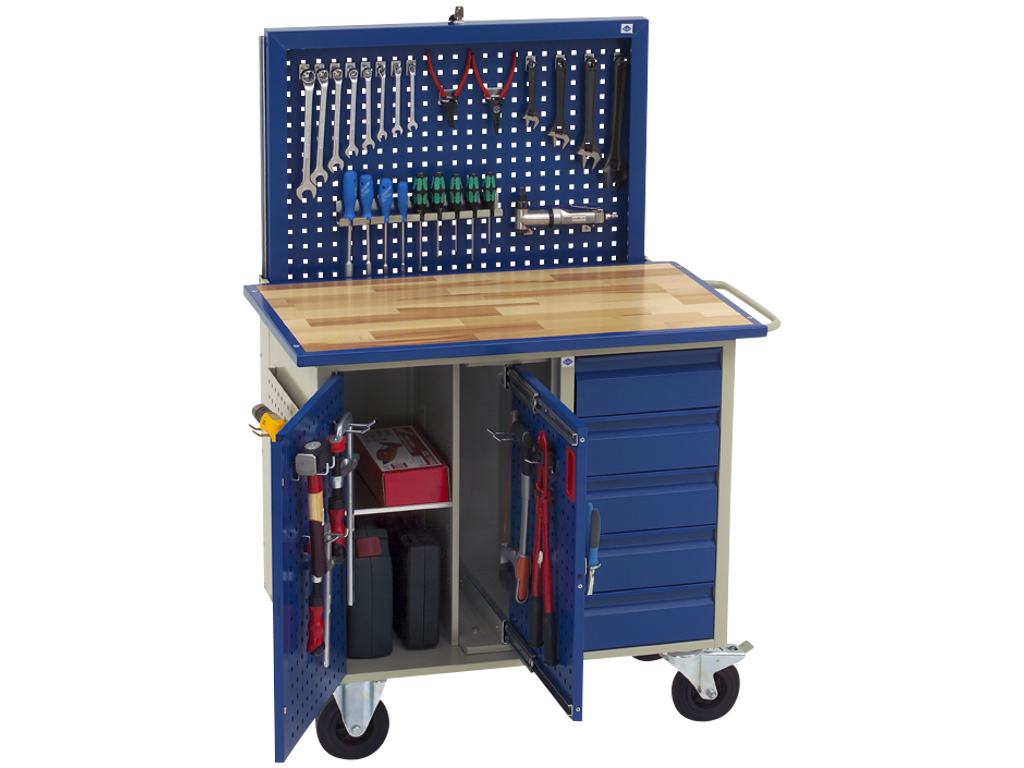 Værkstedsvogn VV-3+VT-1 Blika 5 skuffer