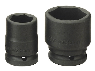 Slagtop 1/1"-38mm 6-kt kort Tengtools