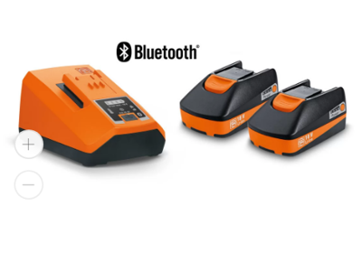 Fein Batterisæt 2x 18V 3,0 Ah og lader