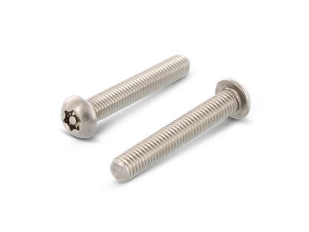BH Unbraco M6x12 A2 TX30 m/stift ISO7380