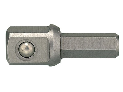 Bit adapter 1/4" sekskt. x 1/4" firkant