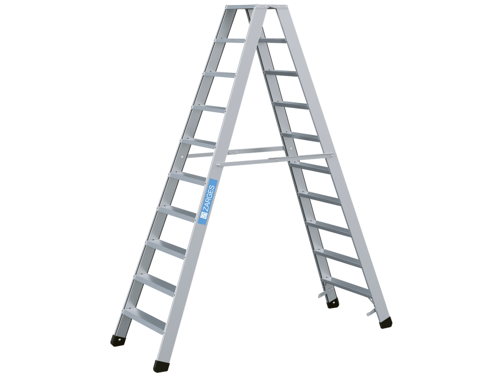 Zarges Wienerstige 2x10 Trin 2,2 mtr ALU