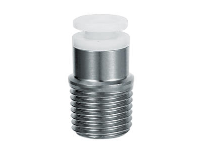 Fitting lige Ø5-M5 unbraco rustfri