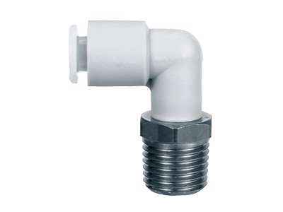 Luftfittings 10x3/8 udv. gev vinkel RF