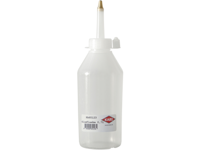 Olieflaske Kabi 0,7 ltr. m/messingspids